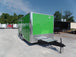 8.5' x 16' Lime Green Concession Food Trailer