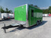 8.5' x 16' Lime Green Concession Food Trailer