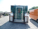 8.5' x 16' Food Event Concession Emerald Green Trailer With Appliances