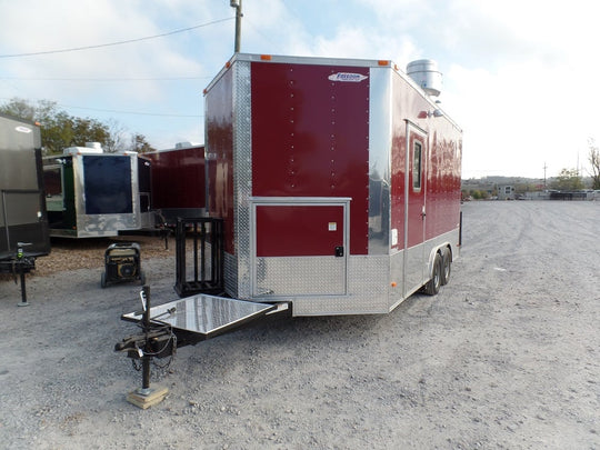 8.5' x 16' Concession Food Trailer Brandy Wine Event Catering