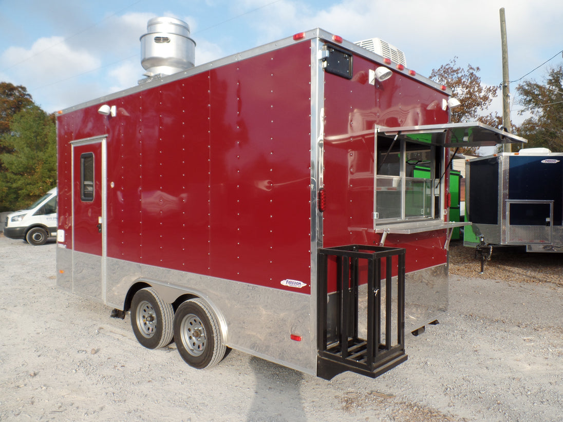 8.5' x 16' Concession Food Trailer Brandy Wine Event Catering