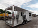 8.5' x 22' Concession Food White Porch Style Trailer With Appliances