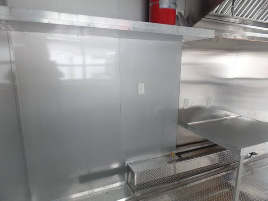 Concession 8.5' x 30' Black Catering Event Trailer - SLE Equipment - 2