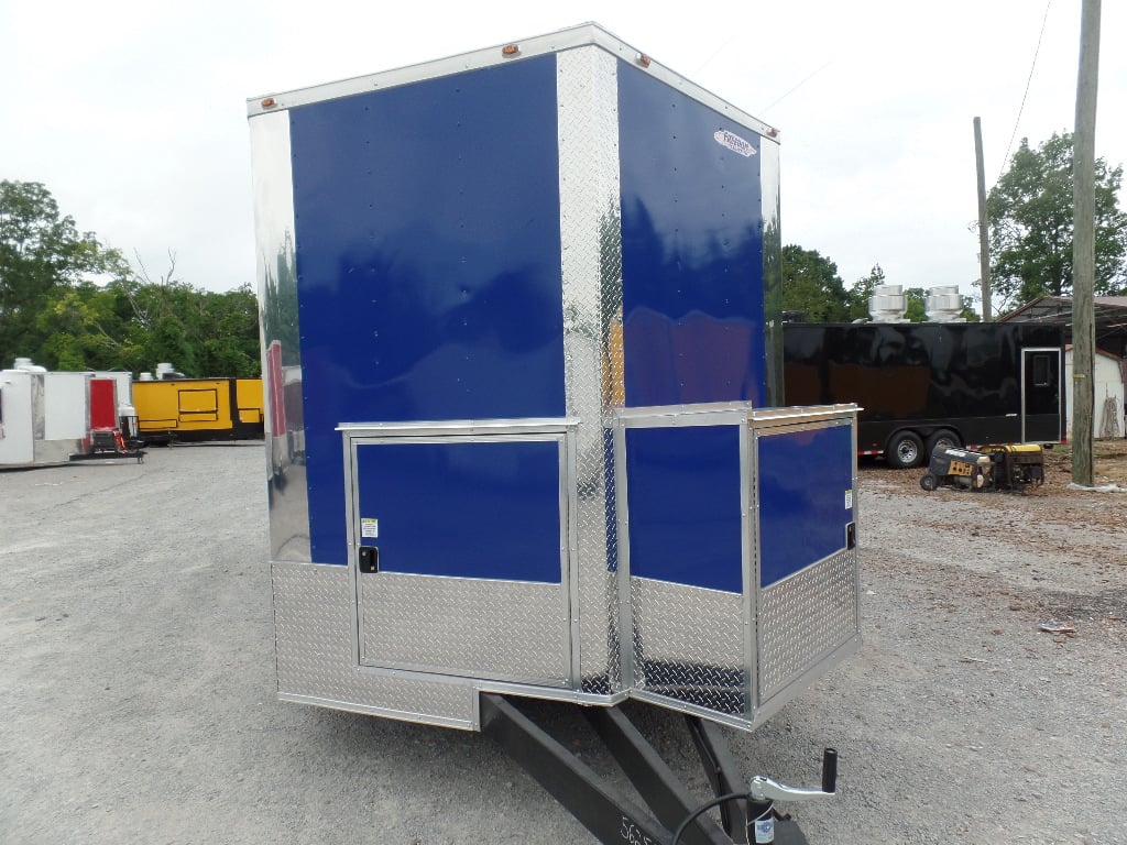 8.5' x 24' Blue Catering Event Concession Food Trailer