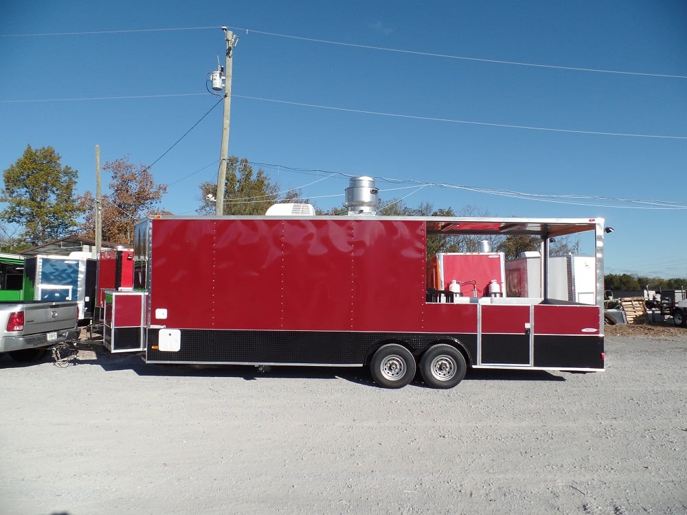 8.5' x 26' Concession Food Trailer Brandy Wine Event Catering