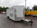 8.5' x 18' White Food Concession Catering Trailer With Appliances