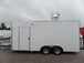 8.5' x 18' White Food Concession Catering Trailer With Appliances