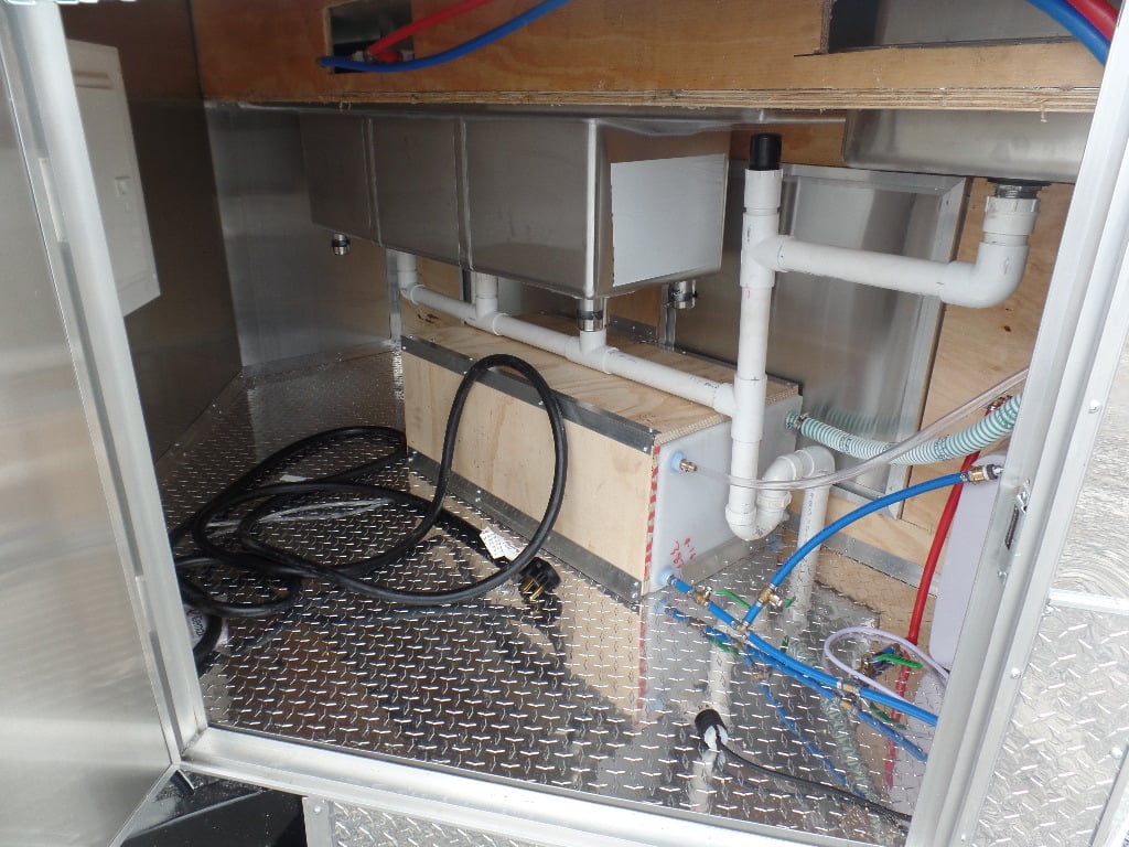 8.5' x 20' White Food Event Concession Trailer With Appliances