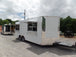 8.5' x 20' White Food Event Concession Trailer With Appliances