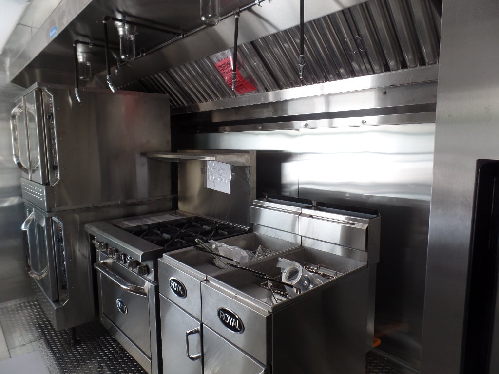 8.5' x 20' White Food Event Concession Trailer With Appliances