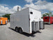 8.5' x 16' White Concession Food Event Trailer With Appliances