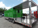 8.5' x 32' Lime Green Catering Food Concession Trailer