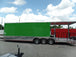 8.5' x 32' Lime Green Catering Food Concession Trailer