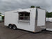 8.5' x 18' White Concession Food Trailer With Appliances