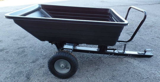 Husqvarna 585607103 Poly Pull - Behind Dump Cart 500 lb Black - SLE Equipment - 5