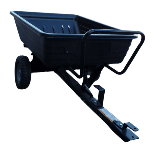Husqvarna 505568815 Poly Pull - Behind Dump Cart 500 lb Black - SLE Equipment - 2