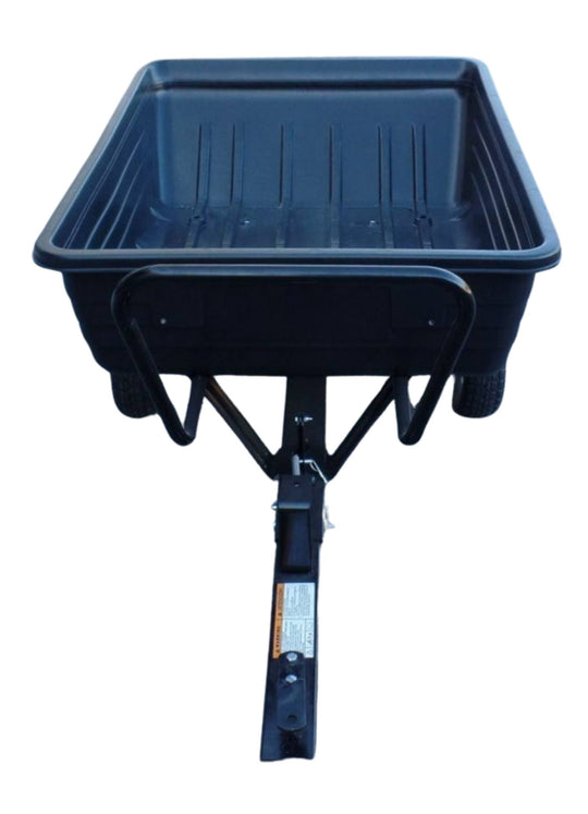 Husqvarna 505568815 Poly Pull - Behind Dump Cart 500 lb Black - SLE Equipment - 1