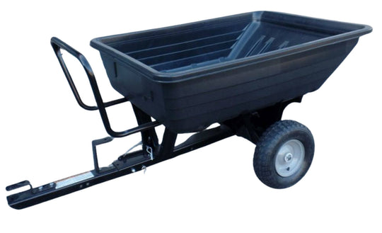 Husqvarna 505568815 Poly Pull - Behind Dump Cart 500 lb Black - SLE Equipment - 9