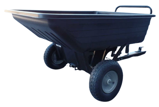 Husqvarna 505568815 Poly Pull - Behind Dump Cart 500 lb Black - SLE Equipment - 8