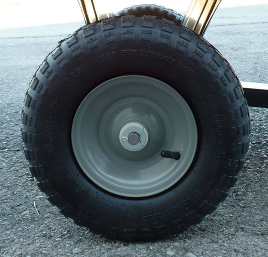 Husqvarna 585607103 Poly Pull - Behind Dump Cart 500 lb Black - SLE Equipment - 2