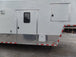 8.5' x 40' White Goose-neck Concession Food Trailer