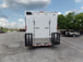 8.5' x 40' White Goose-neck Concession Food Trailer