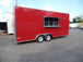 8.5' x 20' Red Food Catering Event Concession Trailer