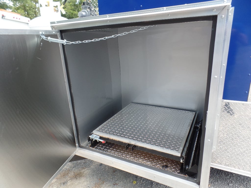 8.5' x 24' Blue Concession Food Trailer With Appliances