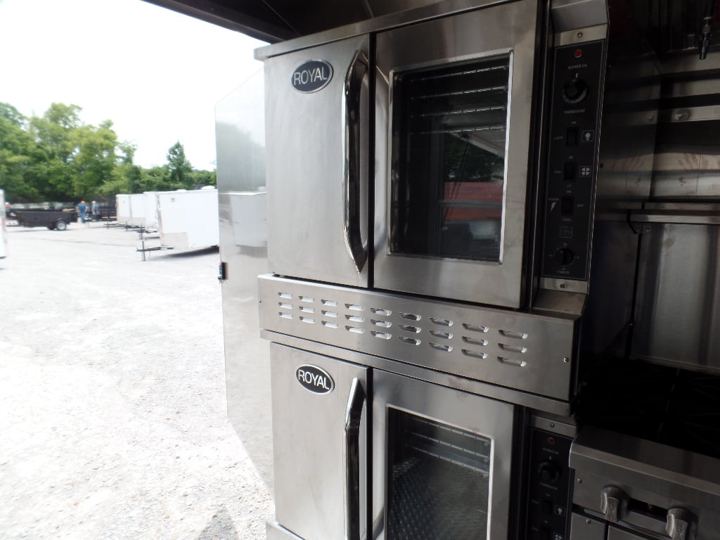 8.5' x 24' Blue Concession Food Trailer With Appliances