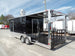 8.5' x 24' Concession Food Trailer Black BBQ Event