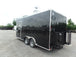 8.5' x 18' Black Food Catering Concession Trailer