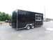 8.5' x 18' Black Food Catering Concession Trailer