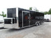 8.5' x 24' Black Food Concession Trailer With Appliances