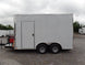 8.5' x 14' White Extended Main Frame Concession Food Trailer