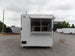 8.5' x 14' White Extended Main Frame Concession Food Trailer