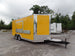 8.5' x 17' Yellow Concession Food Trailer