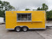 8.5' x 17' Yellow Concession Food Trailer