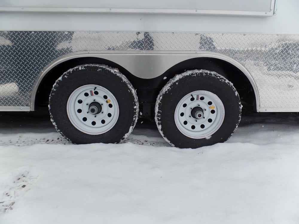 8.5' x 20' Concession Food Trailer White Event Catering