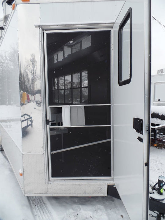 8.5' x 20' Concession Food Trailer White Event Catering