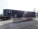 Enclosed Trailer 8.5 X 36 Indigo Blue Gooseneck Motorcycle Hauler Storage - SLE Equipment - 3