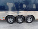 Enclosed Trailer 8.5 X 36 Indigo Blue Gooseneck Motorcycle Hauler Storage - SLE Equipment - 6