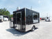 8.5' x 12' Black Concession Food Trailer