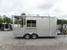 8.5' x 18' Arizona Beige Porch Style Concession Food Trailer