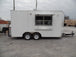 8.5' x 16' Concession Food Trailer White Event Catering