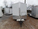 8.5' x 16' White Concession Food Trailer With Appliances