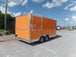 8.5' x 16' Orange Ticket Booth Custom Enclosed Trailer