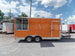 8.5' x 16' Orange Ticket Booth Custom Enclosed Trailer