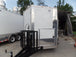 White 8.5' x 20' Enclosed Concession Food Trailer