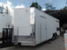 White 8.5' x 20' Enclosed Concession Food Trailer