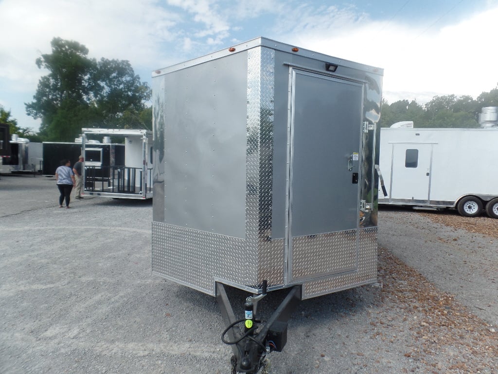 8.5' x 15' Silver Frost Custom Concession Food Trailer